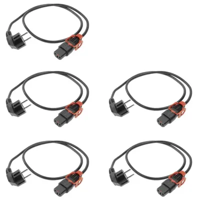Image de ACT Powercord CEE 7/7 mâle (coudé)