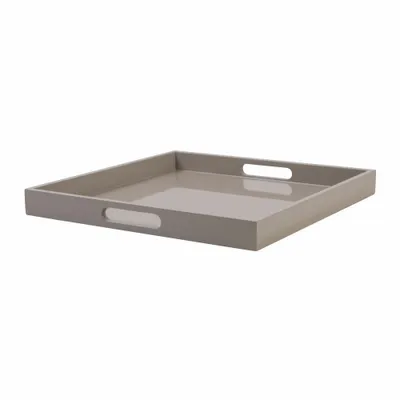Image de Gift Company Plateau Spa M, carré, plateau de service, plateau décoratif, MDF, Sandstone, 40 x 40 cm, 77852