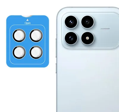 Immagine prodotto di Vetro protettivo per fotocamera - Protezione per l'obiettivo per Xiaomi Poco F8 Pro - Vetro temperato 9H - Guida all'installazione