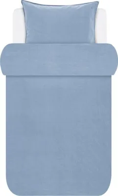 Produktbild von Marc O’Polo Bettwäsche-Garnitur Washed Lyocell Farbe Blue Größe 155x220 + 80x80 cm