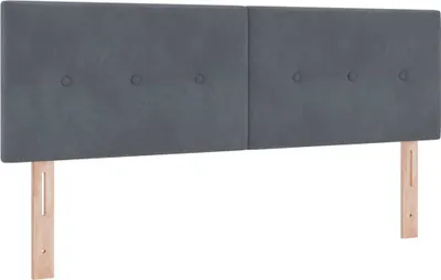 Immagine prodotto di vidaXL Testiera grigio scuro 144 cm velluto