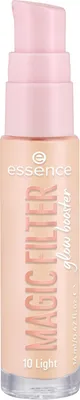 A bottle of Essence Magic Filter Glow Booster makeup primer.
