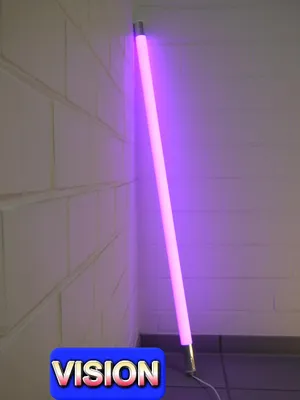 Produktbild von 5095 LED Leuchtstab matt 18 W violett Vision 123cm IP20 weißes Kabel