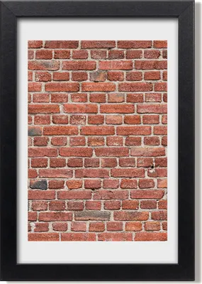 Produktbild von Bild 20x30 MDF-Rahmen, Wandkunst Backsteinmauer