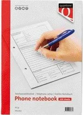 Produktbild von Quantore - Telefonnotizblock 100 Blatt 60gr | 5 Stück