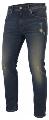 Produktbild von Diesel Krooley-x-t 0870z Herren Jeansblau Faded Slim Fit Jogginghose mit Stickerei