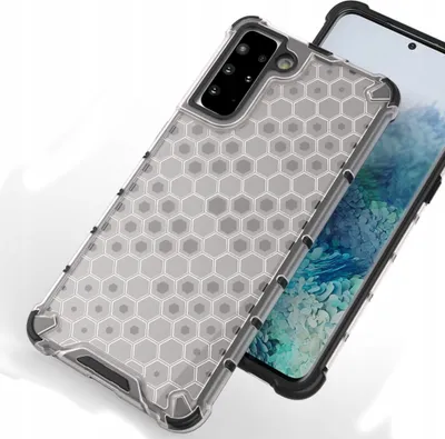 Produktbild von Honeycomb Armored Case mit Gelrahmen Samsung Galaxy S21+ 5G (S21 Plus 5G) Transparent