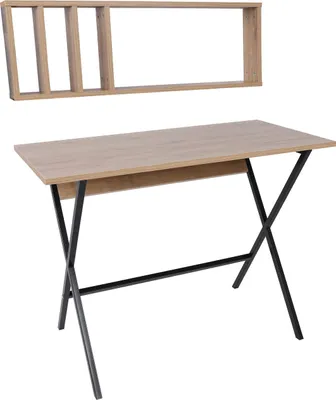 Productafbeelding van Skye Decor, Oslo, Bureau, Eikenhout, 100% melaminecoating, 100 x 74 x 50 cm