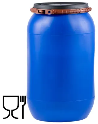 Zdjęcie produktu dla Beczka Plastikowa 85 L Do Kiszenia Kapusty Deszczówka Woda Obejma