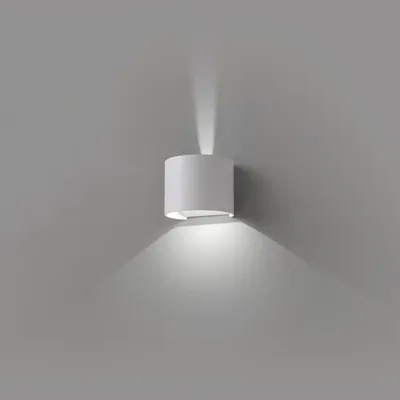 Produktbild von Faro 70686, Wandbeleuchtung für den Außenbereich, Weiß, Aluminium, IP54, I, 3 W