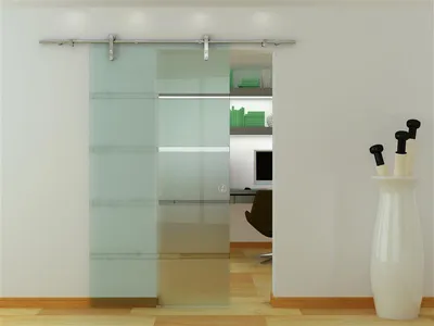 Immagine prodotto di Glaswerk Westfalen- 900x2025 mm porta scorrevole in vetro Porta della camera 01