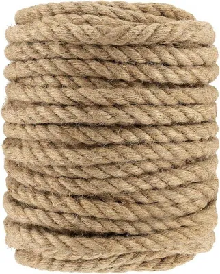 Immagine prodotto di Corda di iuta da 12 mm, 50 m, per giardinaggio e decorazione.