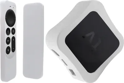 Obrázok produktu pre INF Silikónové puzdro pre Apple TV 4K (2021) diaľkové ovládanie biely