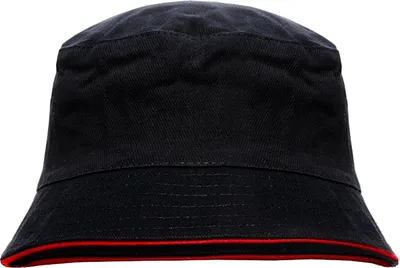 Produktbild von Fischerhut - Bucket Hat Bucket Hat Anglerhut Sonnenhut L/XL SchwarzRot