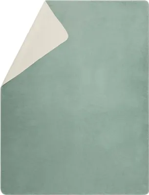 Produktbild von David Fussenegger Kurzflor- Wohndecke Savona 'uni Wende' 150 x 200 cm Hellgrün