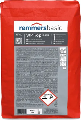 Produktbild von Remmers WP Top basic Mineralischer Dichtputz Sperrputz Abdichtung 25 kg