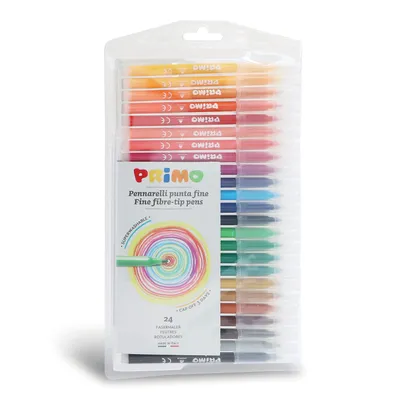 Produktbild von Primo 606PEN24B Filzstift Fein Mehrfarbig 24 Stück(e)