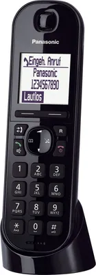 Immagine prodotto di Panasonic KX-TGQ200 - Telefono digitale cordless - DECT\GAP - Funzione di chiamata a tre - Nero