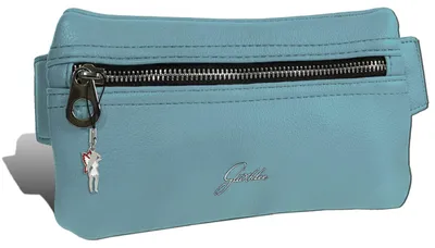 Immagine prodotto di Glüxklee cintura borsa morbida blu imitazione pelle Hip Bag azzurro 11,5x20,5x2 D2OTD5028H