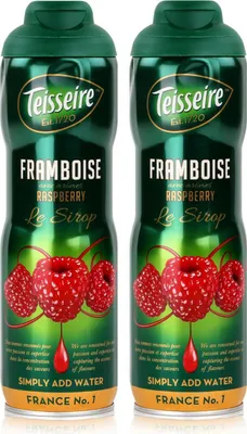 Produktbild von Teisseire Getränke-Sirup Raspberry/Himbeer 600ml - Intens. Geschmack (2er Pack)
