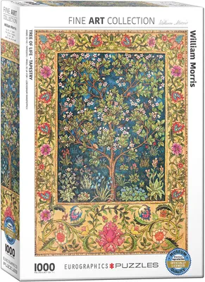 Produktbild von 1000 Teile Puzzle Wandteppich Der Baum des Lebens William Morris