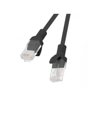 Zdjęcie produktu dla Lanberg PCU6-10CC-1000-BK, 10 m, Cat6, U/UTP (UTP), RJ-45, RJ-45, Czarny
