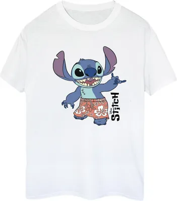 Produktbild von Disney - "Bermuda Shorts" T-Shirt für Damen BI29930 (XXL) (Weiß)