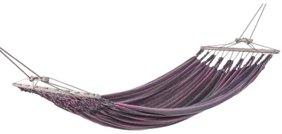 Produktbild von Chico Doppel-Stabhängematte Baumwolle grau-pink Hängematte