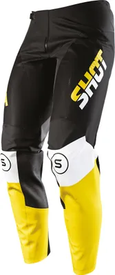 Image de Pantalon de motocross Shot Contact Spirit, jaune, 28