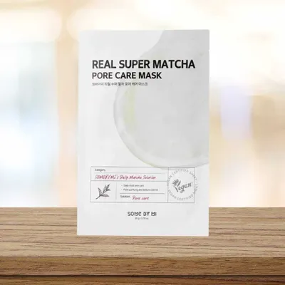 Obrázek produktu pro SOME BY MI - Real Super Matcha Pore Care Mask - Čisticí plátýnková maska s Matchou - 20 g