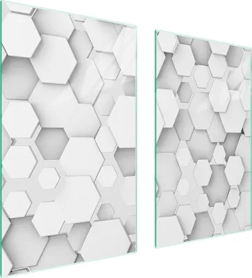 Produktbild von Glasschutzplatte Für Herd 75X52 Muster