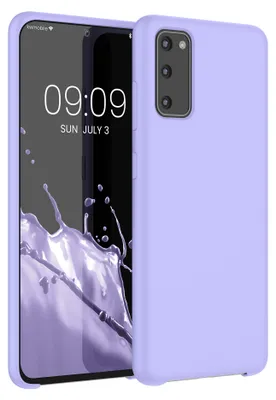 Produktbild von kwmobile Handyhülle für Samsung Galaxy S20 Hülle - Case Silikon - Kabelloses Laden - Schutzhülle Cover in Lavendel