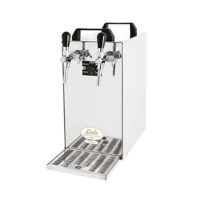 Produktbild von Kontakt 40/K Bierzapfanlage 2-leitig Trockenkühlgerät aus Edelstahl, 50 Liter/h, mit Membranpumpe, Green Line
