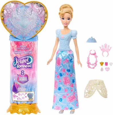 Immagine prodotto di Scettro Principessa Cenerentola, Disney Princess Reveal, Accessori Nascosti, JHL50