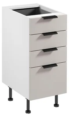 Produktbild von Küchenschrank Schubladenschrank Unterschrank Schrank 4 Schubladen Küche