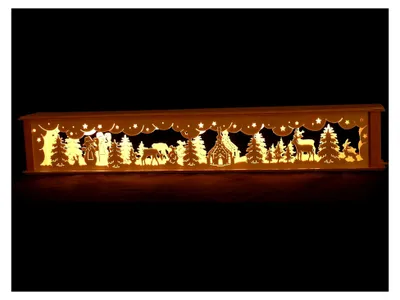 Produktbild von Schwibbogen 2-20 Schwibbogenerhöhung für Lichterbogen Made Erzgebirge Seiffen Maße: 72x10x11cm (BxTxH) …, 1