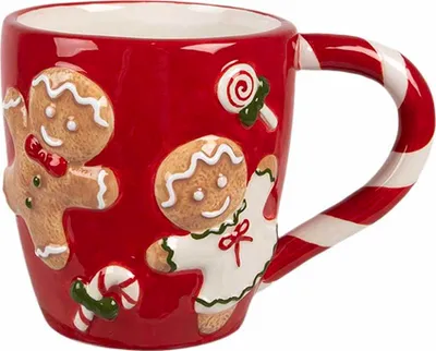Produktbild von Clayre & Eef Tasse 325 ml Rot Keramik