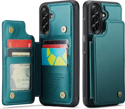Produktbild von Samsung Galaxy A17 Hülle - CaseMe C22 Back Cover mit Kartenfach - Grün