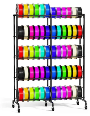 Image de Omgoods - Étagère de rangement à 4 niveaux pour filaments, compatible avec les imprimantes 3D