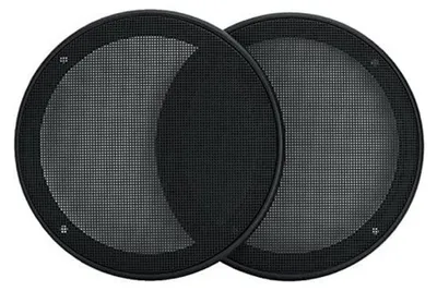 Lautsprecher-Schutzgitter 13 cm, 2 Stück, schwarz, ABS