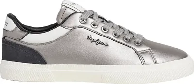 Image de Pepe Jeans Kenton Glam Chaussures de sport Argent UE 36 Femme Argent UE 36