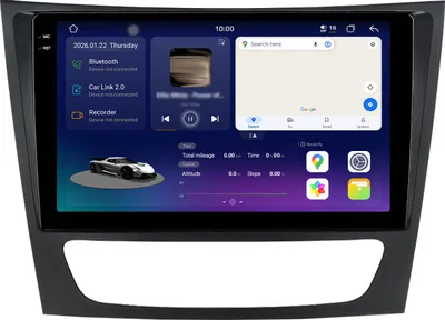 Zdjęcie produktu dla 128GB Radio samochodowe 9'' Android do Mercedes-Benz E-Klasse W211 2002-2009 Wireless CarPlay Android Auto GPS Navi 2K 4G