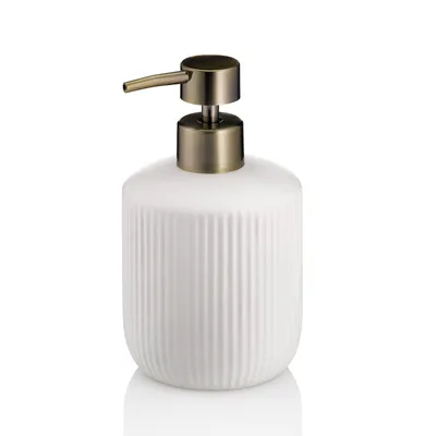 Produktbild von KELA Seifenspender Adele Keramik Offwhite 400 ml KL-23732
