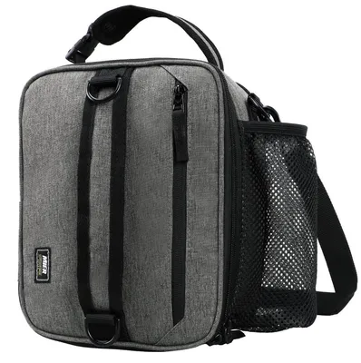 Image de Sac isotherme pliable en tissu Oxford, imperméable, gris, 9 litres