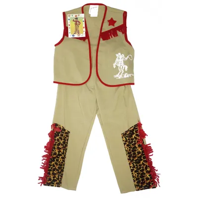 Produktbild von Kinder Cowboy Kostüm (Hose und Weste) Größe: 140 (ca. 8-9 Jahre)
