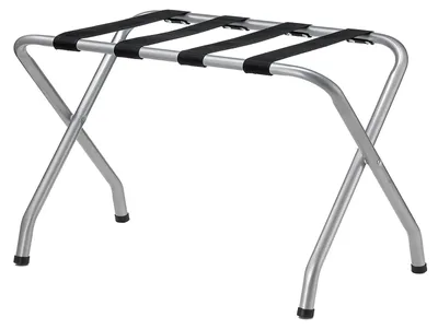 Produktbild von Kofferständer LUGGAGE Kofferablage Kofferbock, Metall in grau lackiert, klappbar
