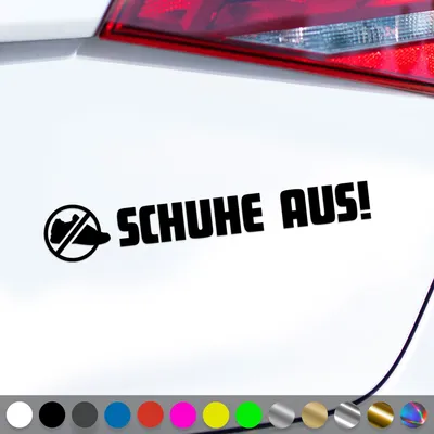 Produktbild von PantherPixel Schuhe Aus Aufkleber Staubsauger LKW Truck Gesaugt Sticker Auto Geschenkidee Farbe Schwarz