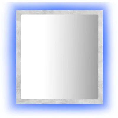 Produktbild von "Winterschlussverkauf "LED-Badspiegel Modernes Design - Hängeschrank für Bad Badezimmer - Wandspiegel Betongrau 40x8,5x37 cm Acryl NeuMöbel 4840798