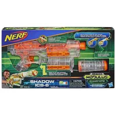 Produktbild von Nerf Modulus Ghost Ops Shadow ICS-6, Spielzeug-Zerstörer, 8 Jahr(e)