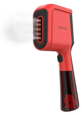 Imagen del producto de Cecotec Plancha vertical de 1500W, lista para usar en 30 segundos, IronHero V-1500 DualBrush, color berry